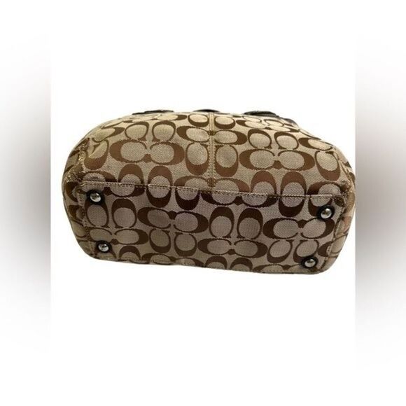 Coach Signature vintage Canvas Soho Shoulder Bag f15047 - Picture 12 of 13